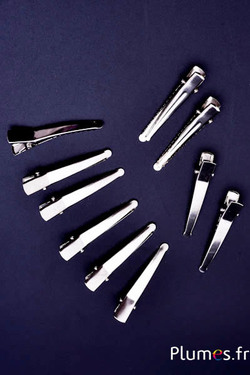 Pinces - larg. 7 mm, long. 45 mm - argenté